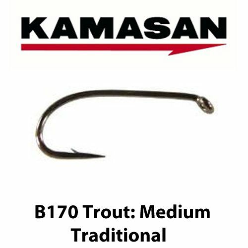 Fly Tying |  B170 Medium Traditional Trout Hooks Fishing Accessories Fishing Accessories