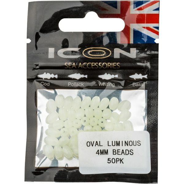 Terminal Tackle |  ICON Oval Beads Sea Fishing Terminal Tackle