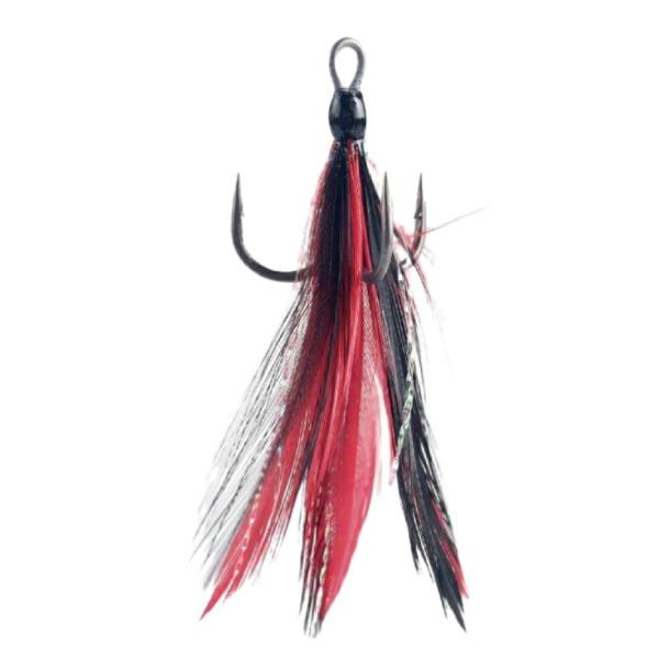 Fishing Accessories |  Feathered Spear 21 SS Black & Red Hooks Fishing Accessories Fishing Accessories